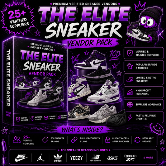Elite Sneaker Vendor Pack