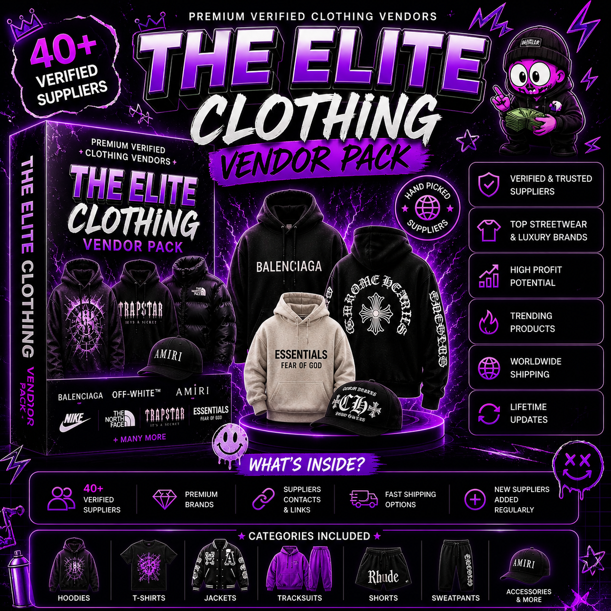 Elite Clothing Vendor Pack