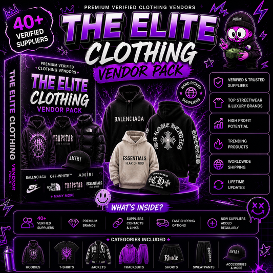 Elite Clothing Vendor Pack